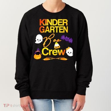 Kinder Garten Boo Crew Scare Kicked Event Trending Halloween Women's Sweatshirt