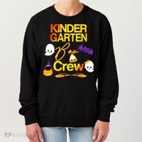 Kinder Garten Boo Crew Scare Kicked Event Trending Halloween Women's Sweatshirt thumb 0