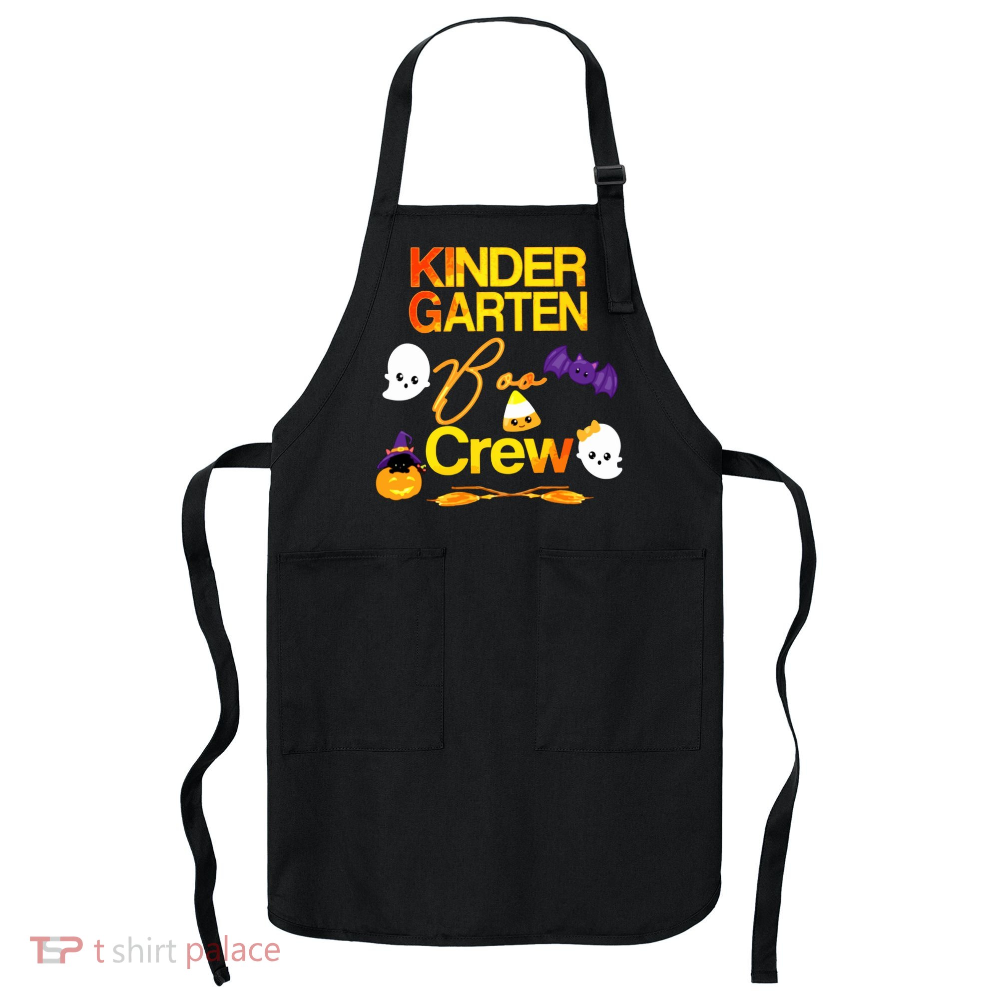 Kinder Garten Boo Crew Scare Kicked Event Trending Halloween Apron