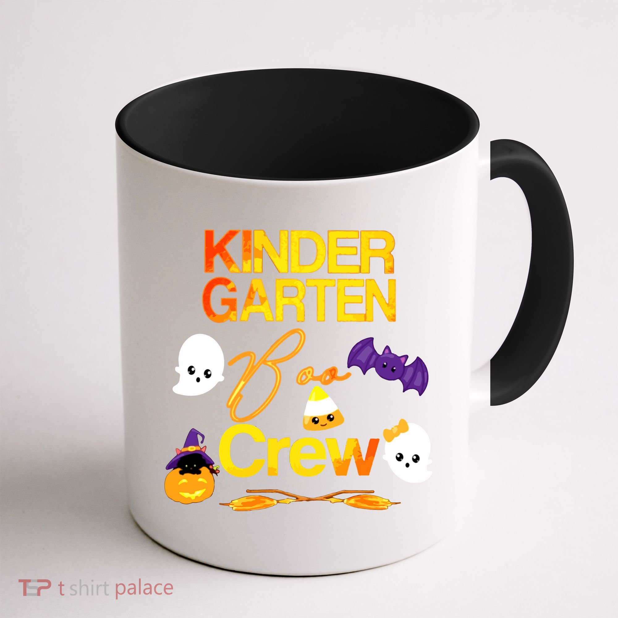 Kinder Garten Boo Crew Scare Kicked Event Trending Halloween Coffee Mug