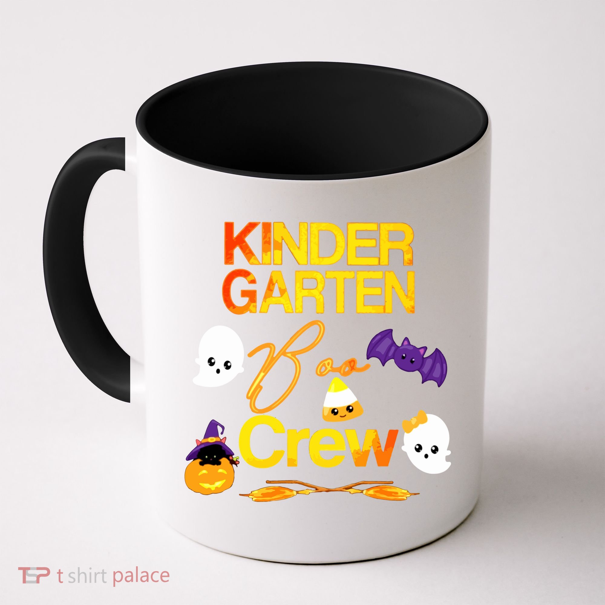 Kinder Garten Boo Crew Scare Kicked Event Trending Halloween Coffee Mug