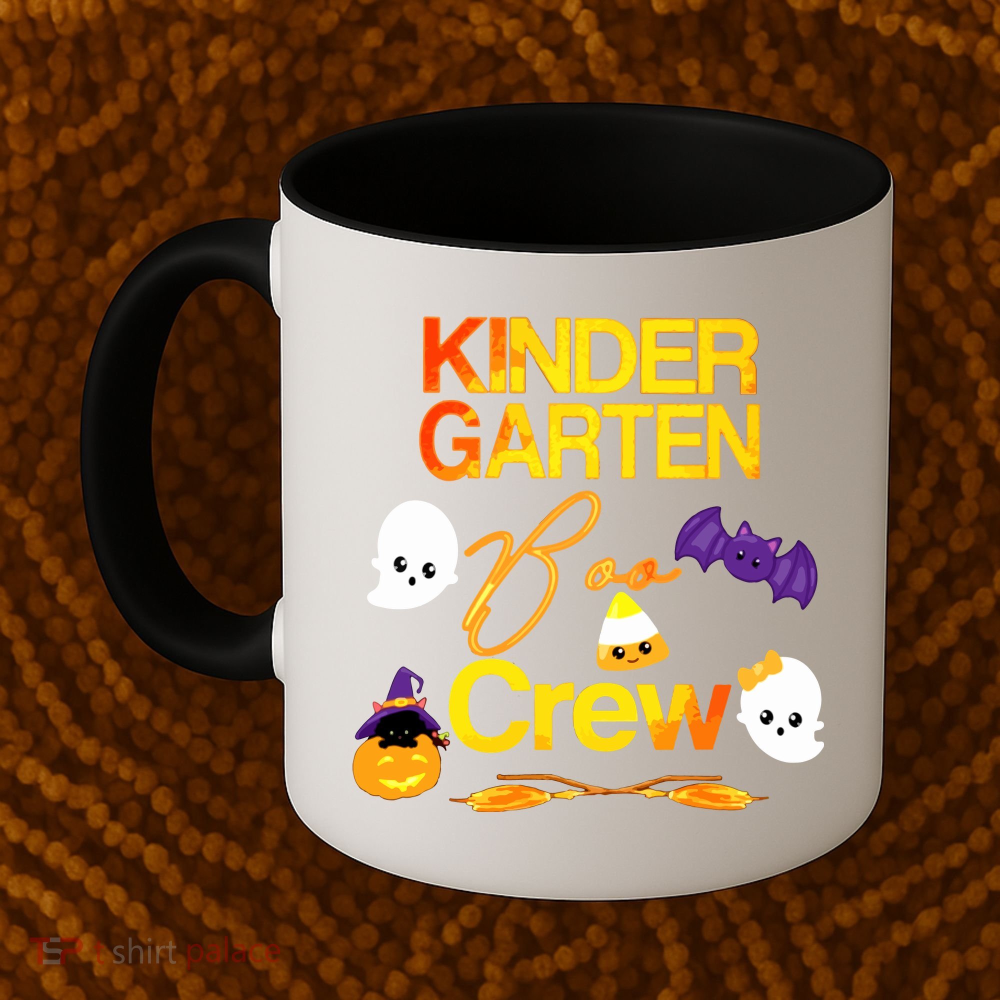 Kinder Garten Boo Crew Scare Kicked Event Trending Halloween Coffee Mug