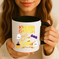 Kinder Garten Boo Crew Scare Kicked Event Trending Halloween Coffee Mug thumb 3