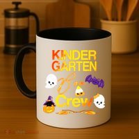 Kinder Garten Boo Crew Scare Kicked Event Trending Halloween Coffee Mug thumb 4