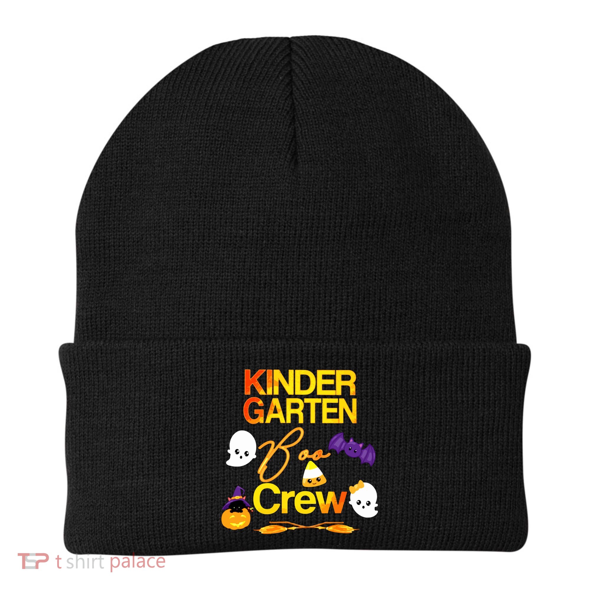Kinder Garten Boo Crew Scare Kicked Event Trending Halloween Beanie