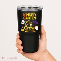Kinder Garten Boo Crew Scare Kicked Event Trending Halloween Tumbler thumb 2