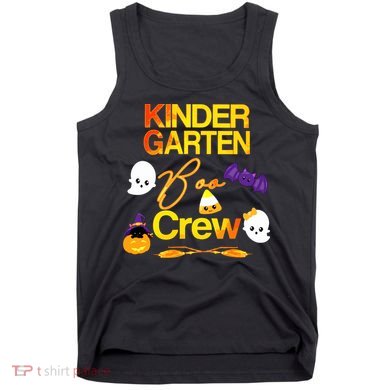 Kinder Garten Boo Crew Scare Kicked Event Trending Halloween Tank Top