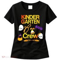 Kinder Garten Boo Crew Scare Kicked Event Trending Halloween Women's T-Shirt thumb 0