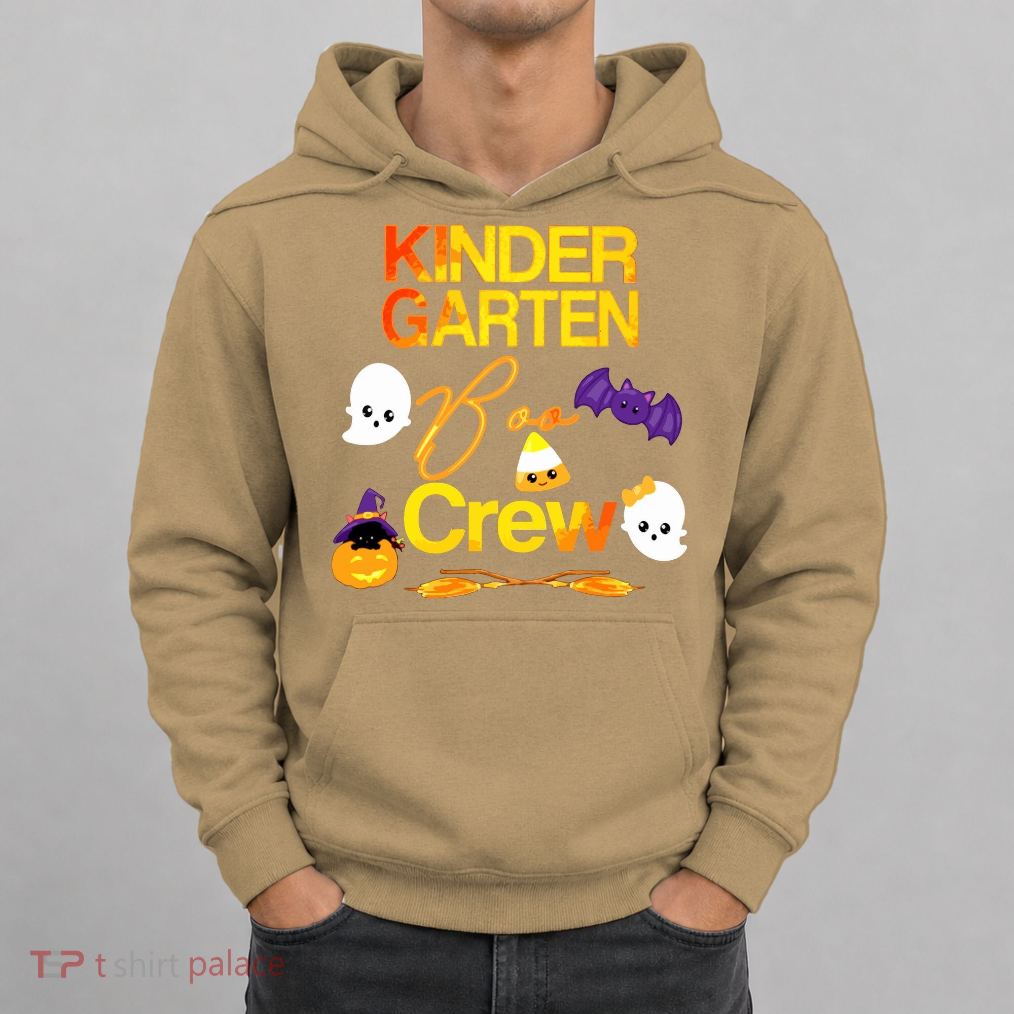 Kinder Garten Boo Crew Scare Kicked Event Trending Halloween Hoodie