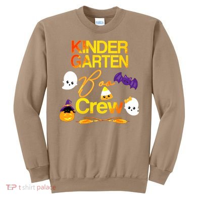 Kinder Garten Boo Crew Scare Kicked Event Trending Halloween Sweatshirt
