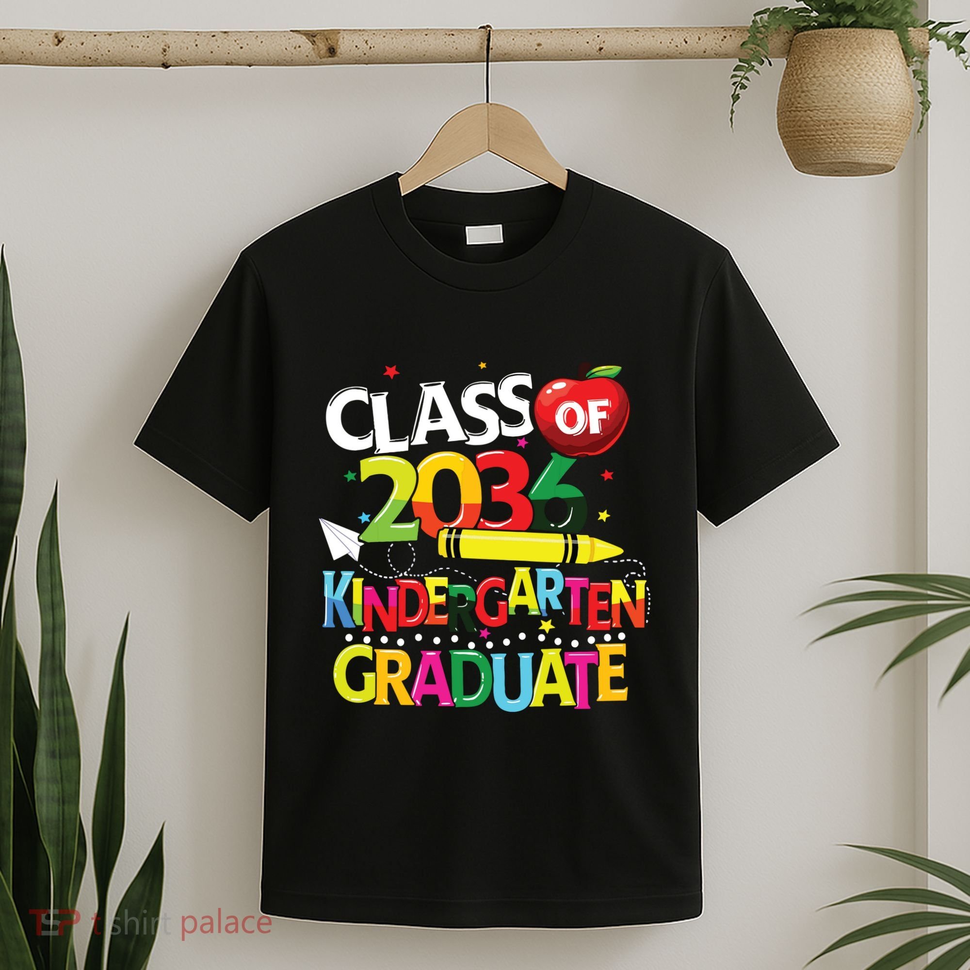 Kindergarten Graduate Class Of 2036 Last Day Of School T-Shirt