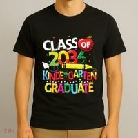 Kindergarten Graduate Class Of 2036 Last Day Of School T-Shirt thumb 3