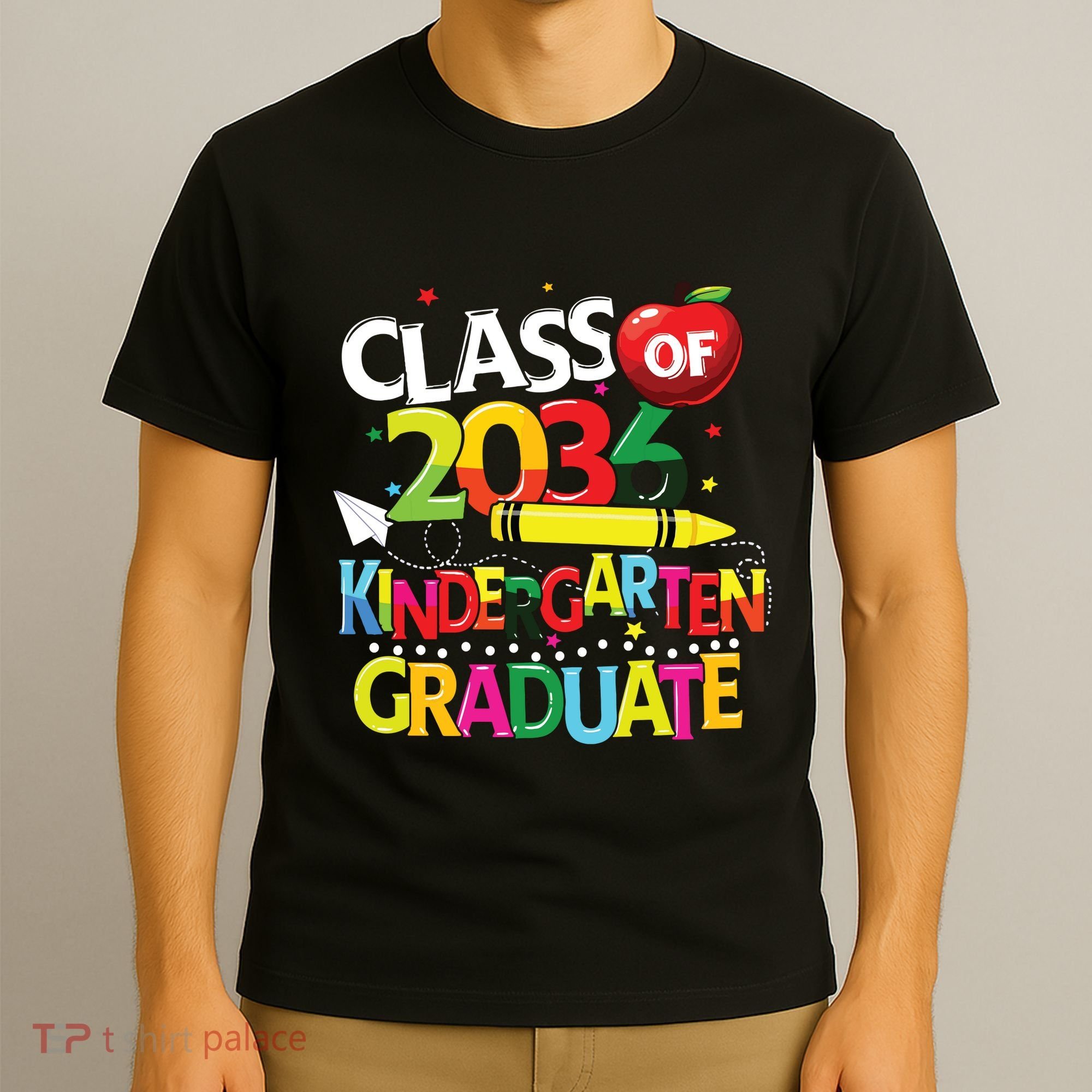 Kindergarten Graduate Class Of 2036 Last Day Of School T-Shirt