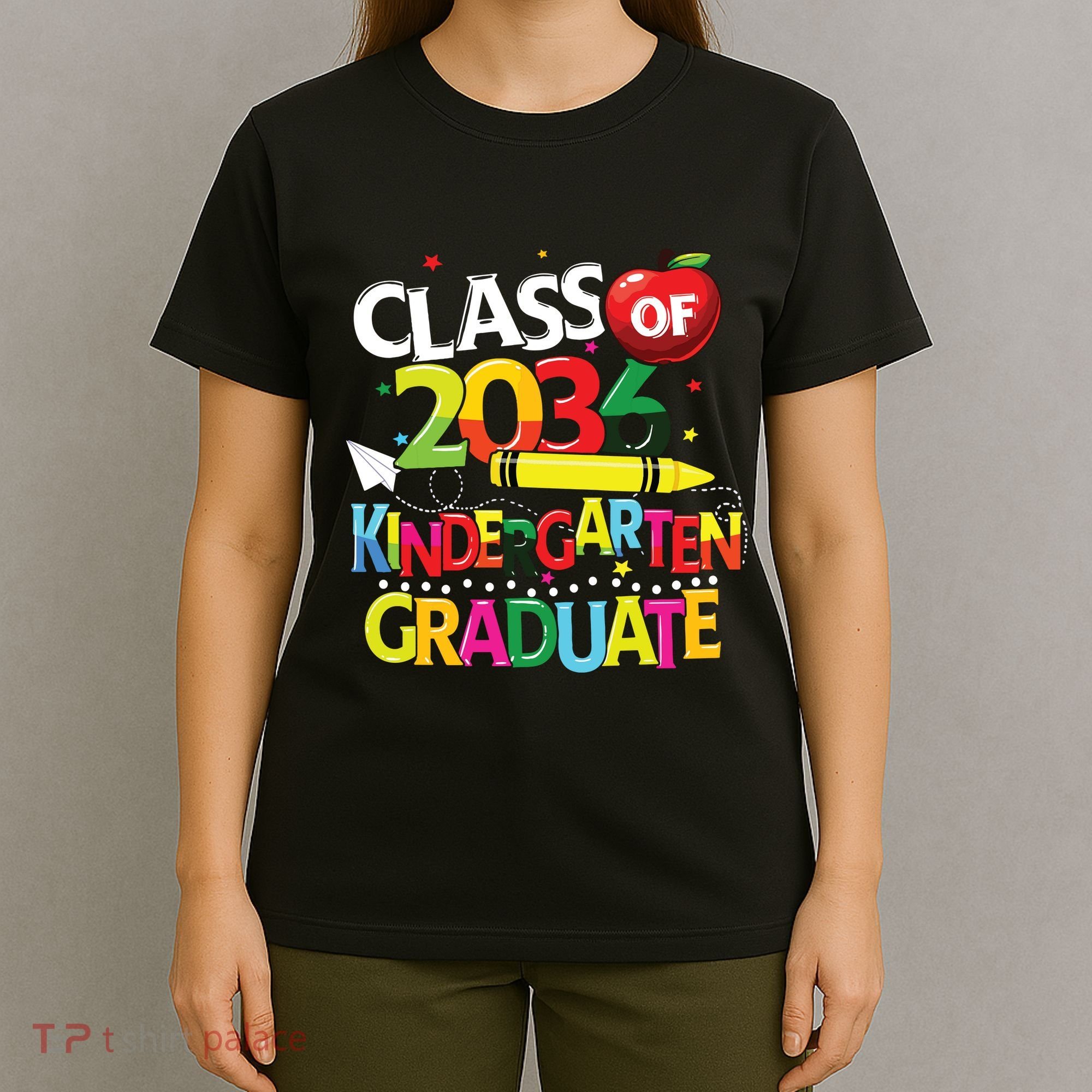 Kindergarten Graduate Class Of 2036 Last Day Of School T-Shirt