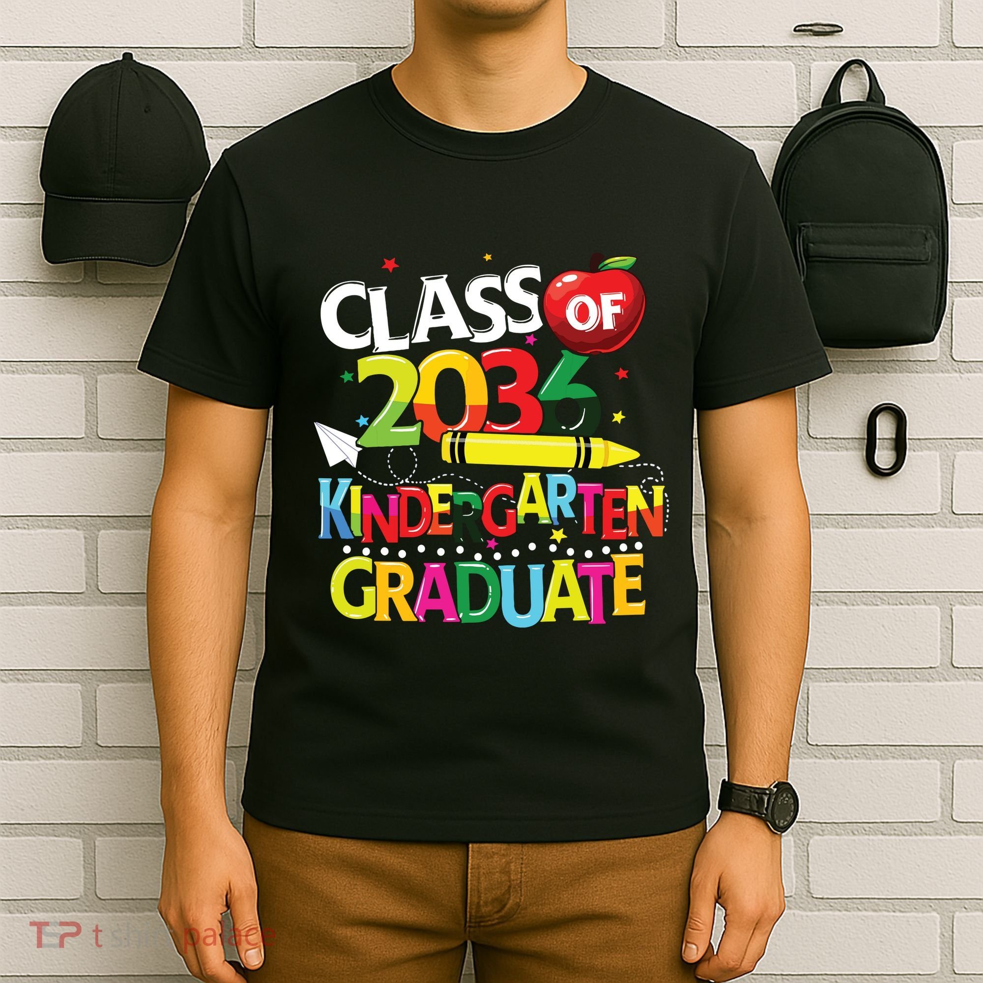 Kindergarten Graduate Class Of 2036 Last Day Of School T-Shirt