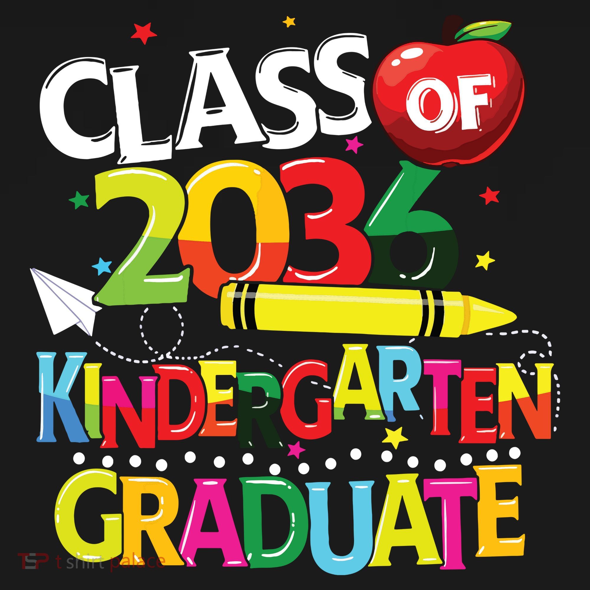 Kindergarten Graduate Class Of 2036 Last Day Of School Women's Hoodie