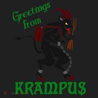 Krampus Greetings From Krampus Christmas Women's Sweatshirt thumb 2