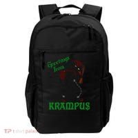 Krampus Greetings From Krampus Christmas Backpack thumb 0