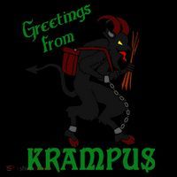Krampus Greetings From Krampus Christmas 16oz Travel Tumbler thumb 2