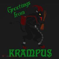 Krampus Greetings From Krampus Christmas Toddler Hoodie thumb 2