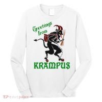 Krampus Greetings From Krampus Christmas Long Sleeve Shirt thumb 0