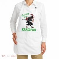 Krampus Greetings From Krampus Christmas Apron thumb 2