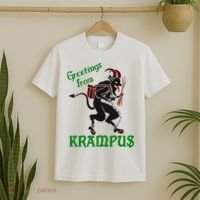 Krampus Greetings From Krampus Christmas T-Shirt thumb 2