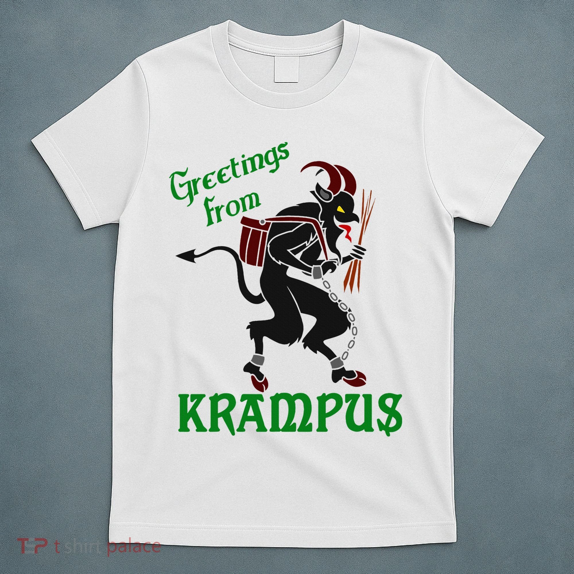 Krampus Greetings From Krampus Christmas T-Shirt