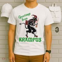 Krampus Greetings From Krampus Christmas T-Shirt thumb 6