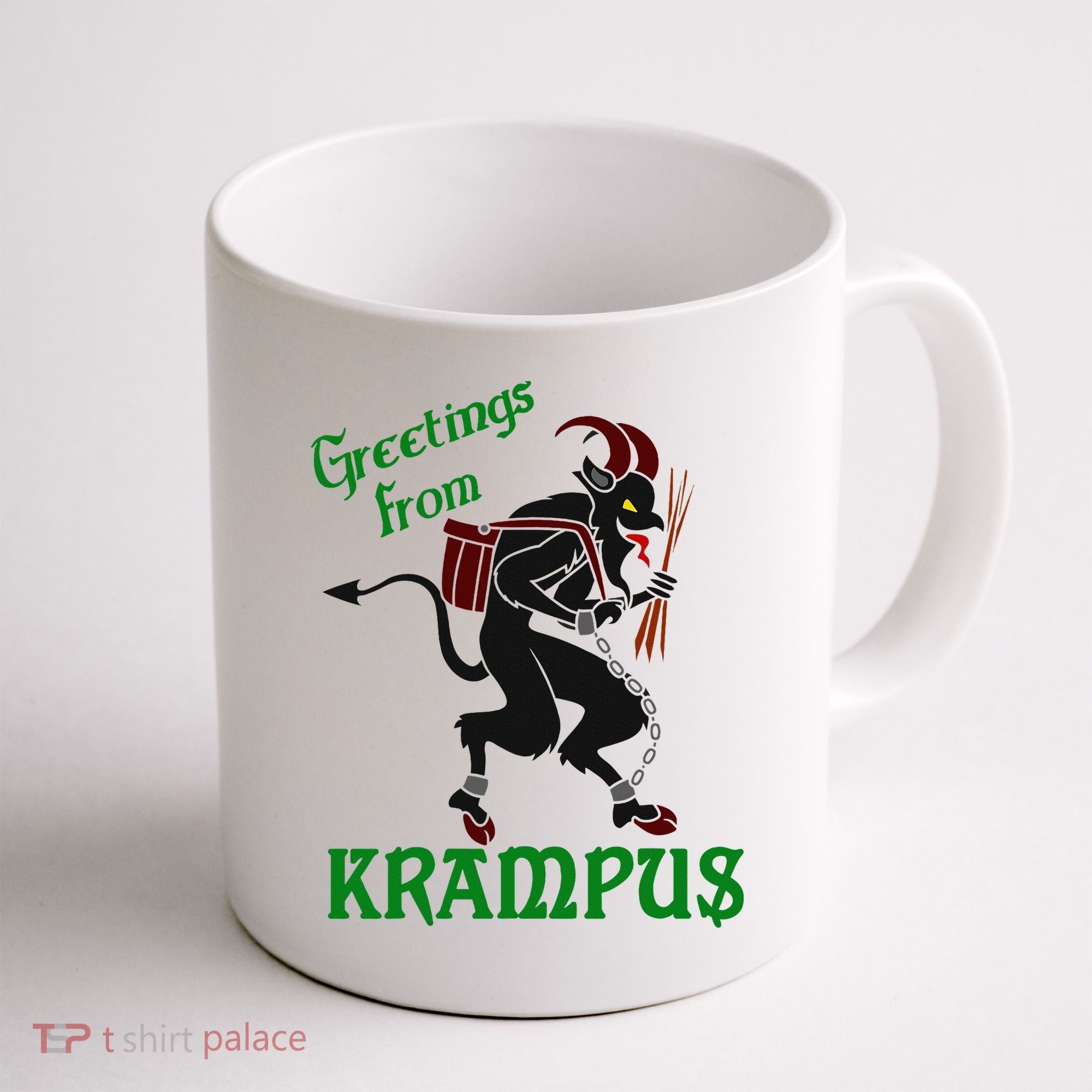 Krampus Greetings From Krampus Christmas Coffee Mug