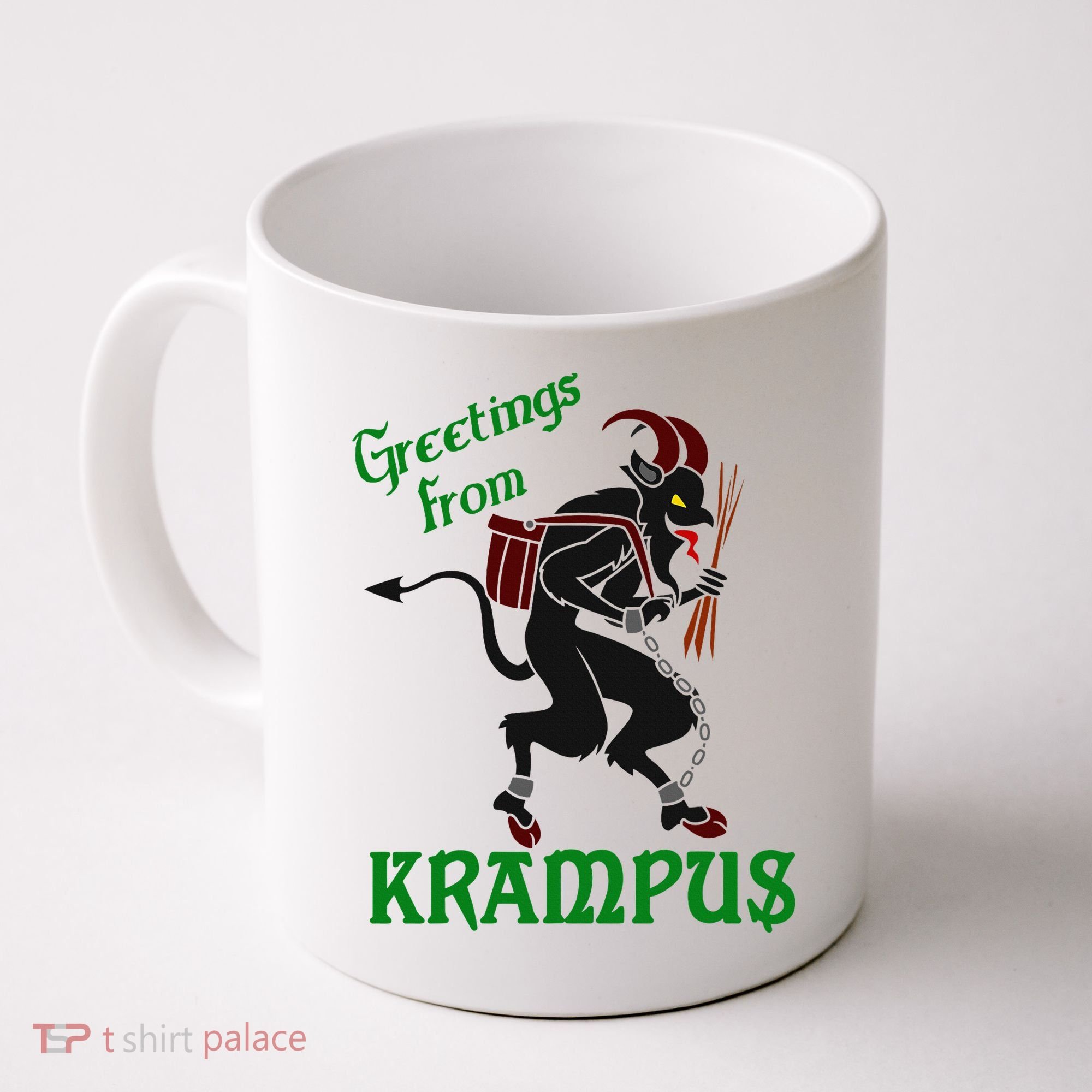 Krampus Greetings From Krampus Christmas Coffee Mug