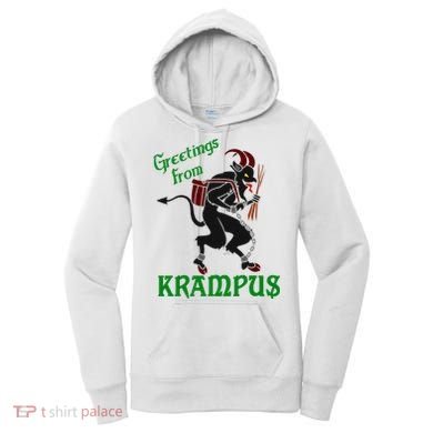 Krampus Greetings From Krampus Christmas Women's Hoodie