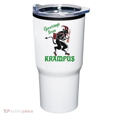 Krampus Greetings From Krampus Christmas Tumbler