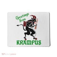 Krampus Greetings From Krampus Christmas Mousepad thumb 0