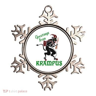 Krampus Greetings From Krampus Christmas Ornament