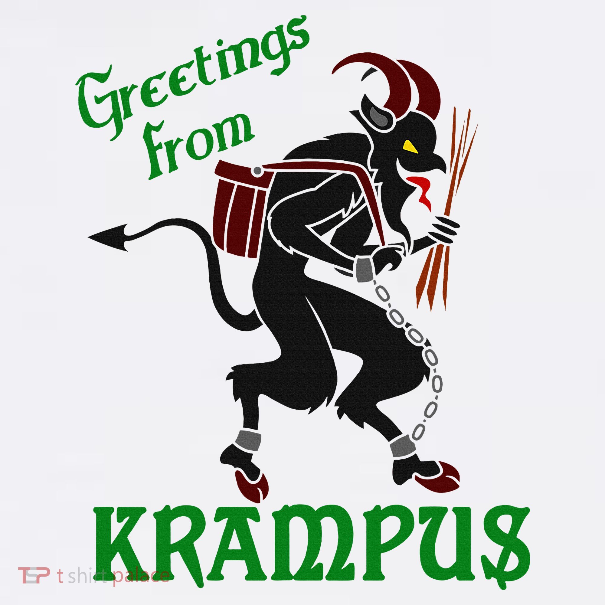 Krampus Greetings From Krampus Christmas Women's Tank Top