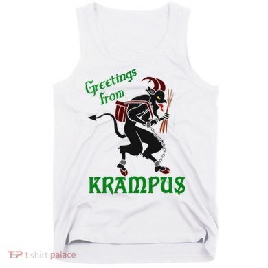 Krampus Greetings From Krampus Christmas Tank Top