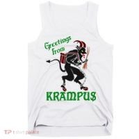 Krampus Greetings From Krampus Christmas Tank Top thumb 0