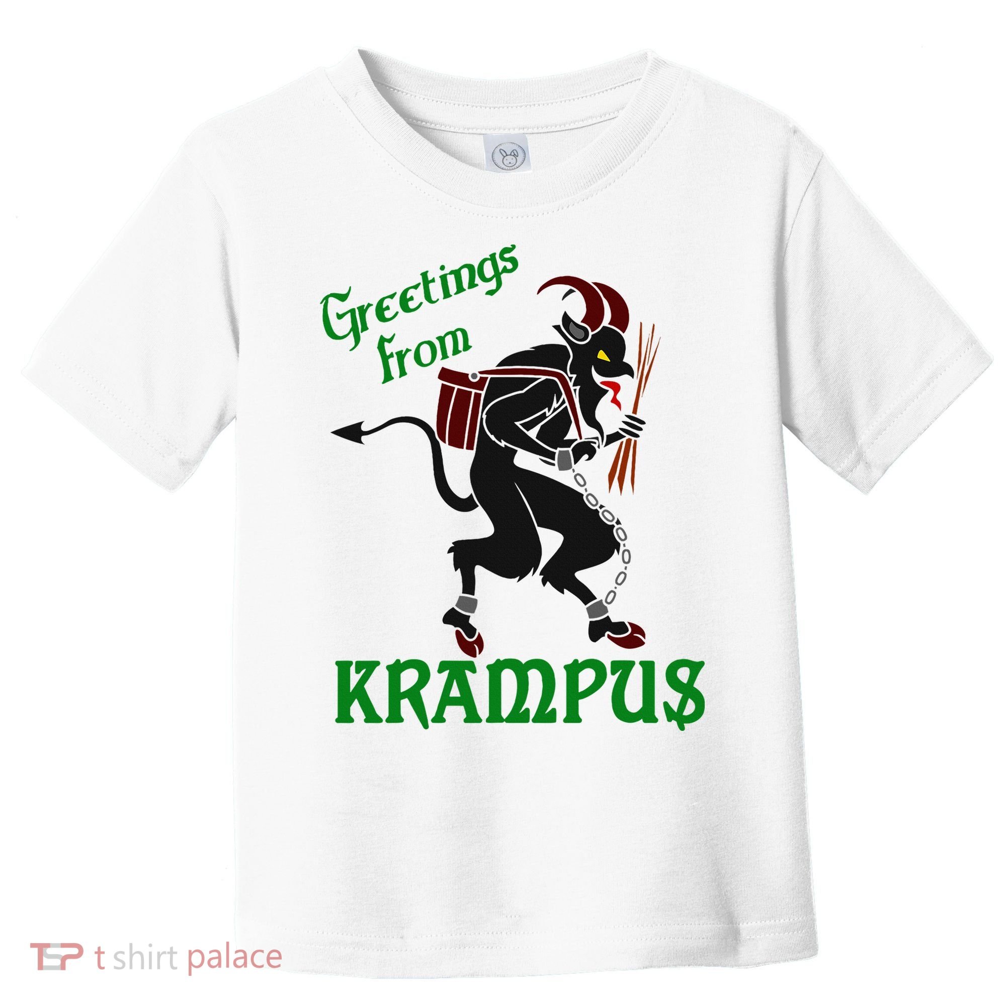 Krampus Greetings From Krampus Christmas Toddler T-Shirt