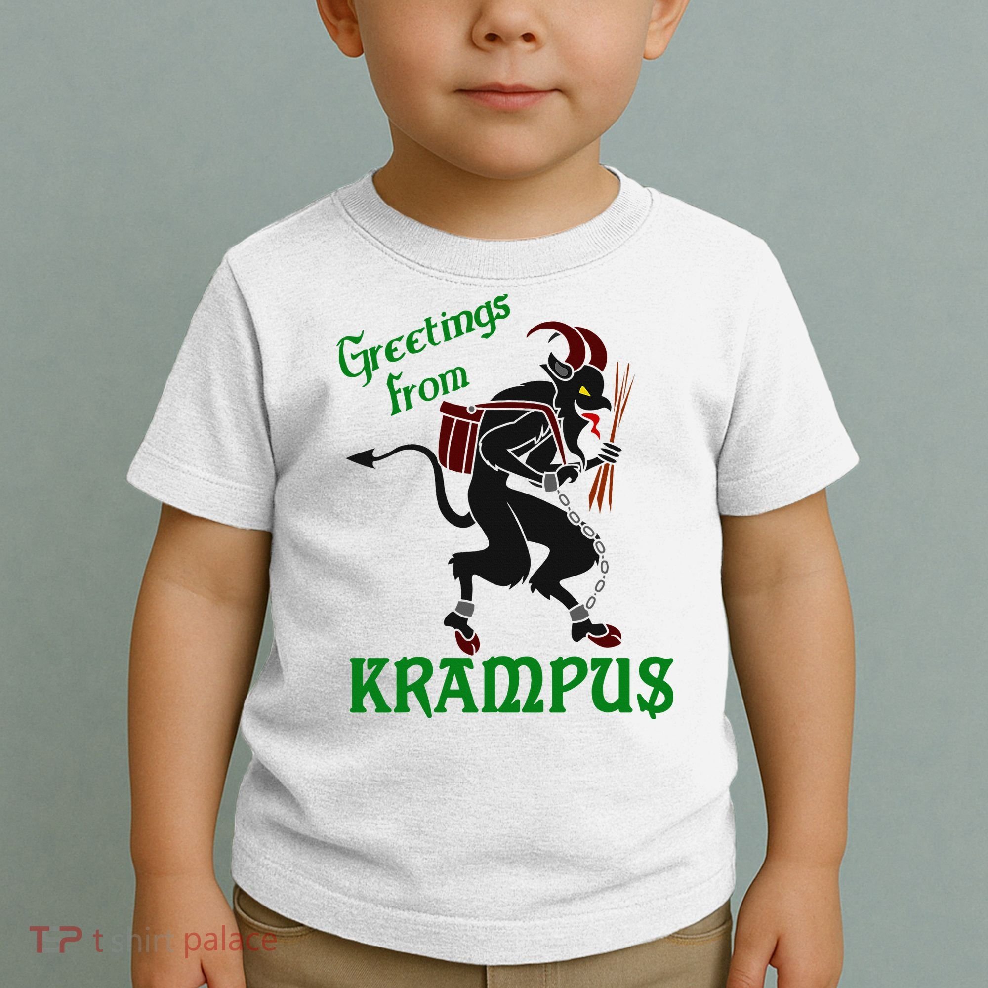 Krampus Greetings From Krampus Christmas Toddler T-Shirt