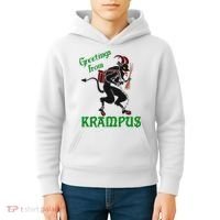 Krampus Greetings From Krampus Christmas Kids Hoodie thumb 4