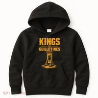 Kings Get Guillotines Funny Kids Hoodie thumb 0