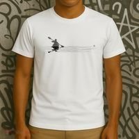 Kayaking Graphic Kayak Silhouette Kayaker Canoe Paddling T-Shirt thumb 3