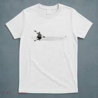 Kayaking Graphic Kayak Silhouette Kayaker Canoe Paddling T-Shirt thumb 5