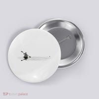 Kayaking Graphic Kayak Silhouette Kayaker Canoe Paddling Button thumb 0