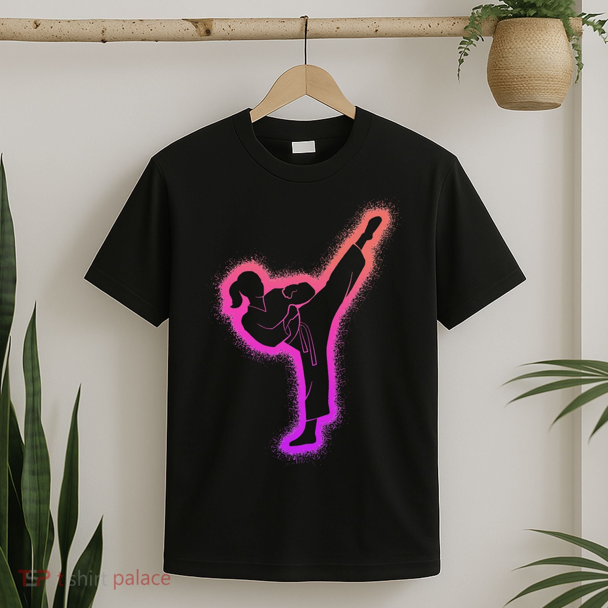 Karate Girl Martial Arts Women Taekwondo T-Shirt