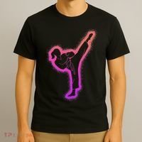 Karate Girl Martial Arts Women Taekwondo T-Shirt thumb 3