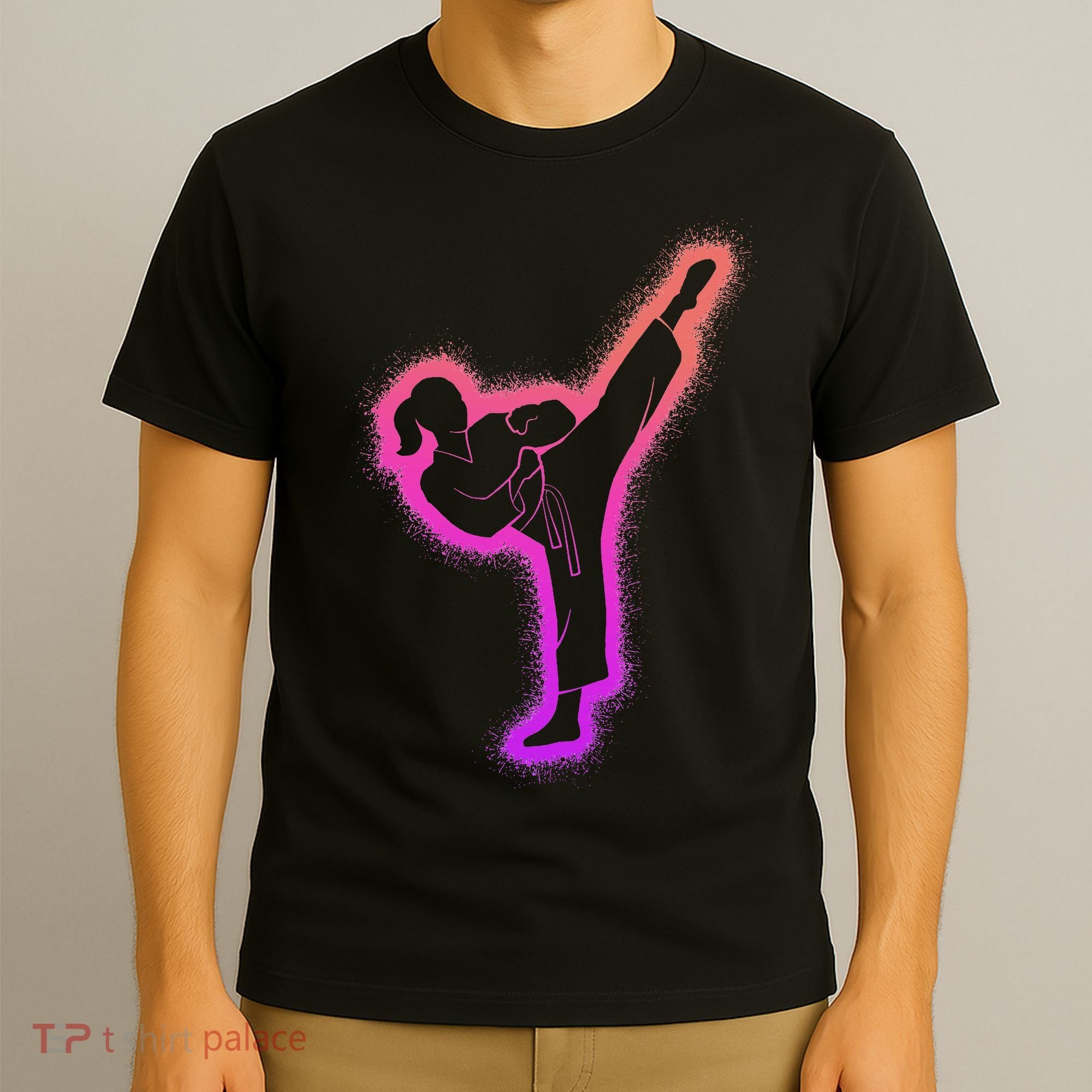 Karate Girl Martial Arts Women Taekwondo T-Shirt