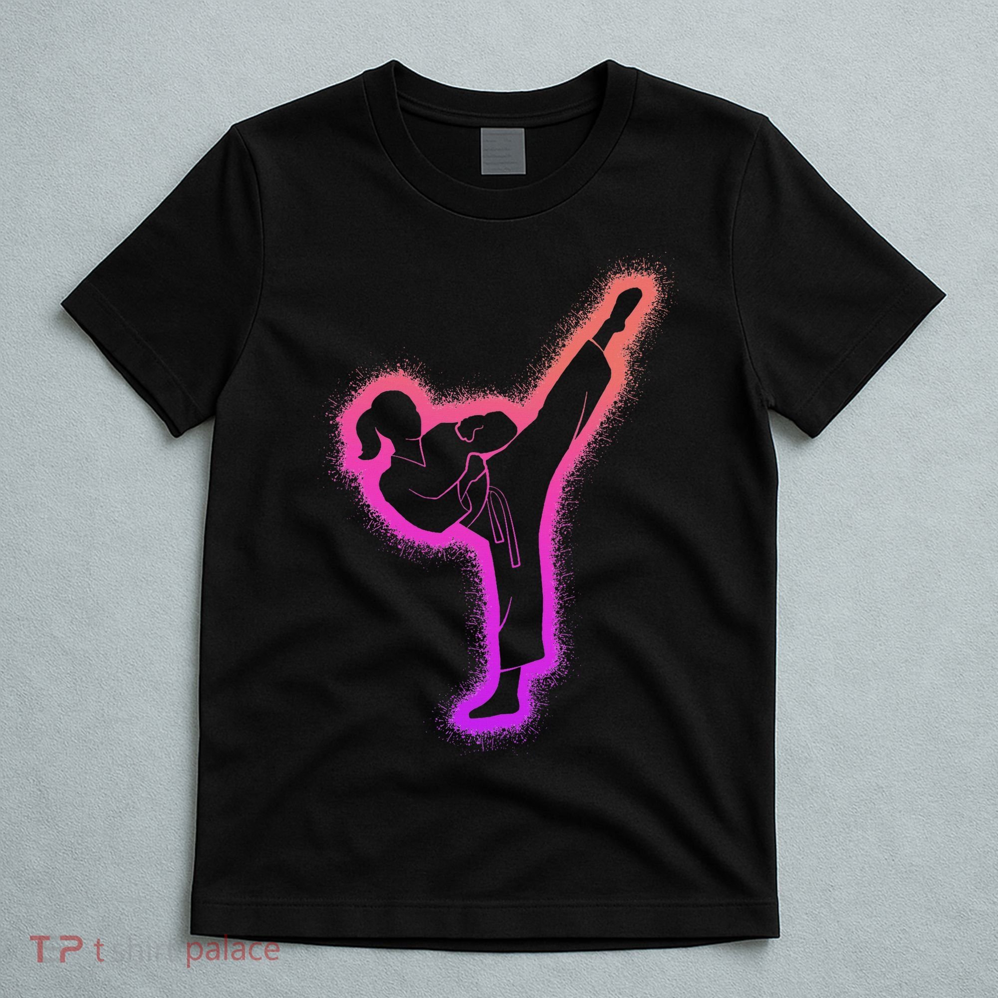 Karate Girl Martial Arts Women Taekwondo T-Shirt