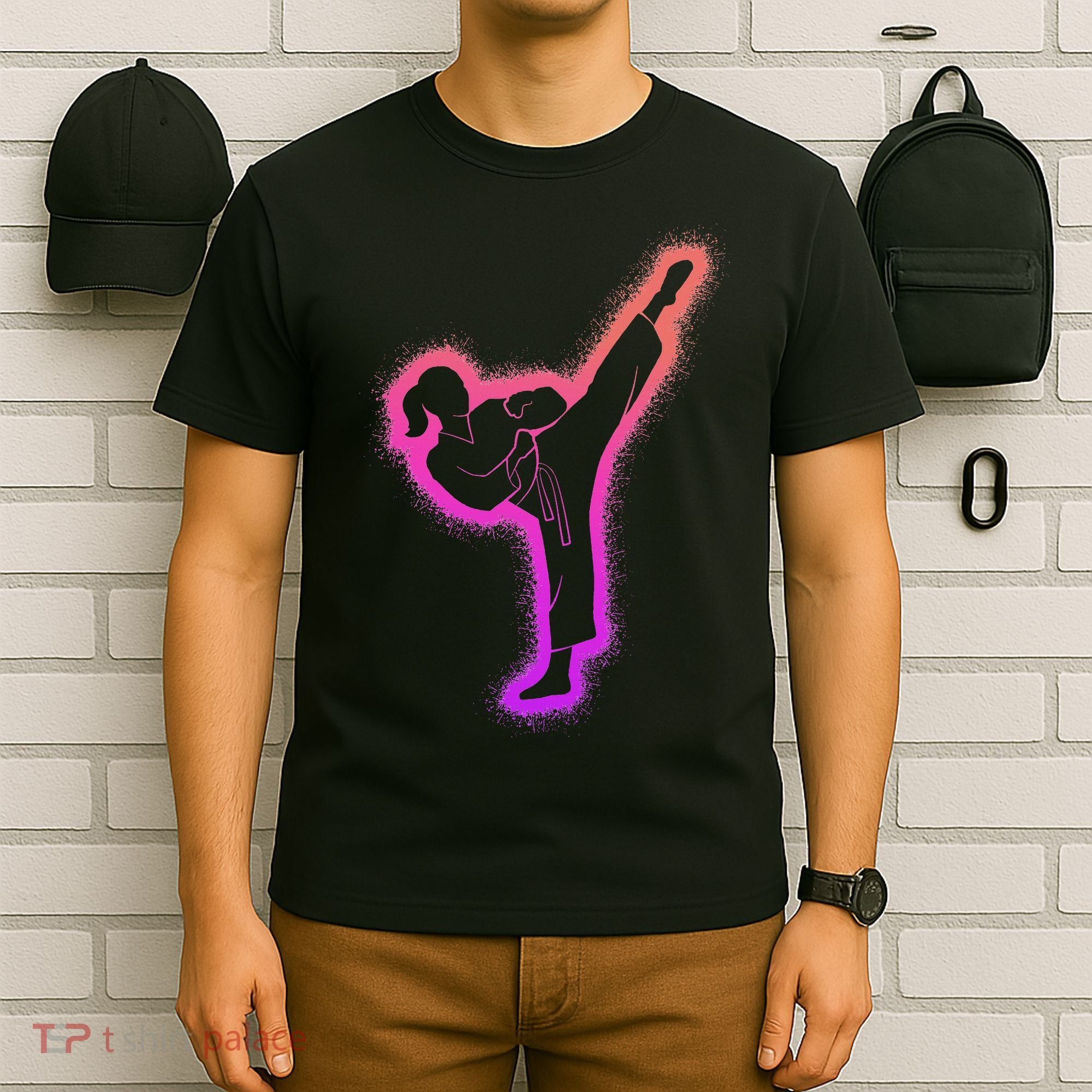 Karate Girl Martial Arts Women Taekwondo T-Shirt